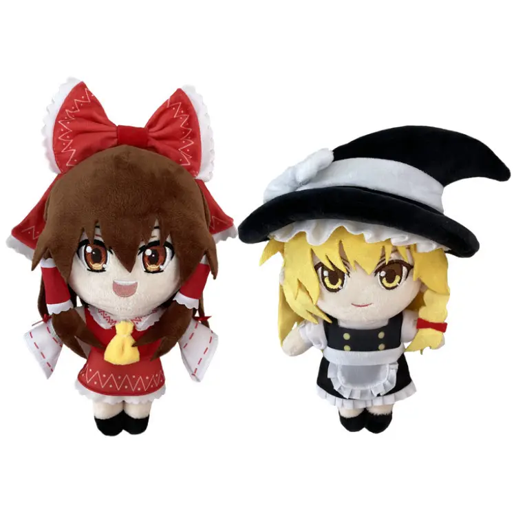 20cm 7.87 इंच Kawaii Touhou परियोजना आलीशान गुड़िया Hakurei Reimu मोबाइल फोनों भरवां Plushie Koishi मारिसा Cosplay कार्टून आलीशान खिलौने