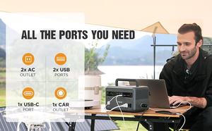 Generador de Energía Portátil Piforz de 350W, Estación de Energía Ligera para Eventos al Aire Libre - Product Image 4