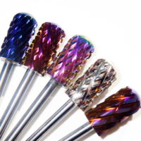 Prix de gros Outils de nail art : Fraise à ongles en carbure de tungstène 3XC 4XC, grande, lisse, en forme de barillet, de 3/32 po, pour machine de manucure et pédicure
