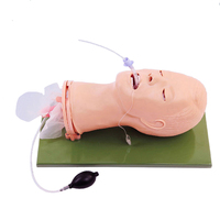 Maniquí de vías aéreas para entrenamiento médico, modelo de gestión de vías aéreas totalmente funcional