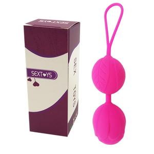 Koro Ben Wa Exercício de Aperto Vaginal Inteligente para Mulheres Brinquedos Sexuais em Forma de Rosa Bolas de Kegel de Silicone - Product Image 4