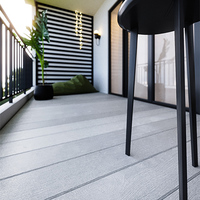 Revêtement de sol extérieur moderne Revêtement de terrasse Emboîtement d'aspect bois avec nouvelle technologie Panneaux en fibre de ciment Panneaux en fibre de ciment