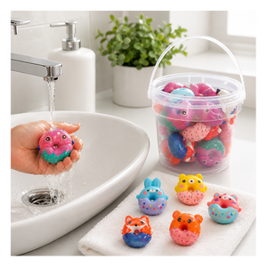 Jouet Squishy en Mousse Souple en Forme d'Animaux (Renard, Lapin, Cochon, Chat, Panda, Poussin) pour Récompenses Scolaires, Fêtes et Cadeaux de Fête, Distributeur - Product Image 3