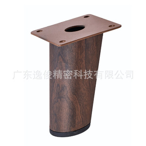 Wood Grain Colored Iron <b>Sofa</b> <b>Legs</b> Coffee Brown 120mm Rustic Design Easy Installation Furniture <b>Legs</b> - Product Image 3