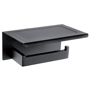 Nuovo design moderno nero opaco in acciaio inox 304 ganci per accappatoio porta carta igienica portasciugamani Set di accessori per il bagno - Product Image 3
