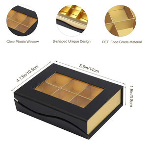 6 lưới Sôcôla tự chế Nấm cục Kẹo sô cô la Hộp bao bì Hộp sô cô la đen Hộp Quà Tặng trống nhỏ điều trị hộp - Product Image 2
