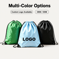 Sac à dos de sport, fitness et voyage imperméable de haute qualité avec logo personnalisé, sac à cordon en polyester 210D pas cher