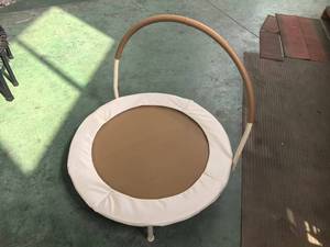 Nhà thể dục 36inch Trampoline trẻ em nhảy Mini Trampoline trẻ em sân chơi trong nhà gấp thể dục Trampoline với xử lý - Product Image 3