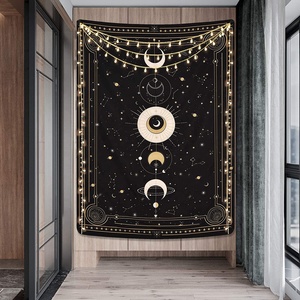Tapiz Decorativo Bohemio Personalizado con Fase <span class=keywords><strong>Lunar</strong></span>, <span class=keywords><strong>Ciclo</strong></span> <span class=keywords><strong>Lunar</strong></span> y Arte de la Luna para Decoración del Hogar - Product Image 3