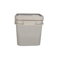 Seaux en plastique de 1/2/3/4/5 gallons avec couvercles, qualité alimentaire, personnalisables, pour la vente en gros