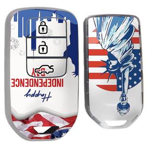 Protector de Llaves de Coche Estilo Bandera Estadounidense Huanyue - Personalización para Honda, Buick, Suzuki y Opel - Product Image 1