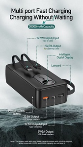 PORPIU 2025 Nuevo Banco de Energía Portátil de Gran Capacidad 30000mah <span class=keywords><strong>20000mah</strong></span> 10000mah con Carga Rápida PD22.5W, Batería de Polímero de Litio Ultra - Product Image 6