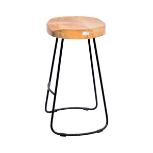 Modern High Quality <b>Dining</b> Bar <b>Stool</b> Stylish Metal Wood Furniture for Kitchen Hotel and Living Room Custom Counter Height - Product Image 5