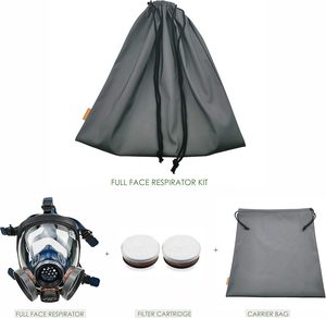 SYINE Organic Vapors Full <strong>Respirator</strong> <strong>Mask</strong> Gas <strong>Mask</strong> Spray Paint <strong>Chemical</strong> Formaldehyde Dustproof Respiratory Protection 1 Pair - Product Image 6