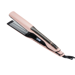 <span class=keywords><strong>Plancha</strong></span> <span class=keywords><strong>de</strong></span> <span class=keywords><strong>Pelo</strong></span> Profesional a <span class=keywords><strong>Vapor</strong></span> <span class=keywords><strong>con</strong></span> Pantalla LCD Digital <span class=keywords><strong>de</strong></span> Cerámica, Temperatura Ajustable <span class=keywords><strong>de</strong></span> 100-230°C ℃   Tanque <span class=keywords><strong>de</strong></span> Agua Desmontable <span class=keywords><strong>de</strong></span> 15 ml - Product Image 4