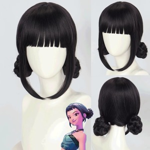 Peluca de Cosplay de Hip Hop de Kpop Demon Hunters y Disfraz Infantil de Rumi Mira Zoey, Traje de Cazadora de Demonios, Traje de Animación para Escenario, Venta al por Mayor - Product Image 4