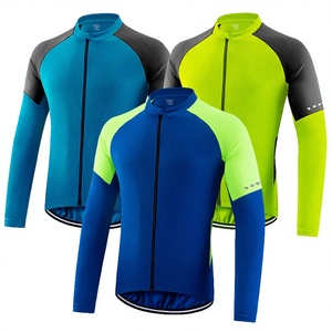 Jersey de Ciclismo Personalizado del Fabricante de Sialkot, Jersey de Manga Larga Ligero de Secado Rápido, 100% Poliéster para Hombre, para Actividades al Aire Libre - Product Image 2