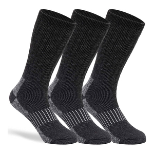 Winter <strong>Wool</strong> Middle Crew Merino Socks Cashmere Yarn <strong>Sox</strong> Men Women Outdoor Hiking Design Custom Logo Socks - Product Image 1