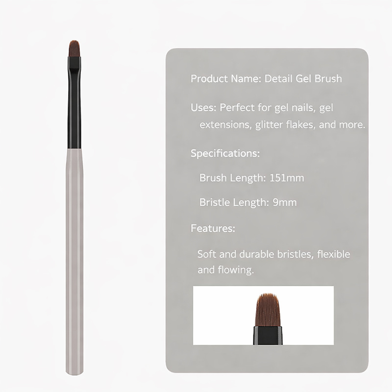 Pinceau gel rond pour détails