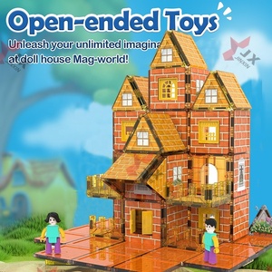 ของเล่นตัวต่อแม่เหล็กขนาดยักษ์สำหรับเด็ก113ชิ้น2025 3D ยอดนิยมก่อสร้างบล็อกของเล่นมายากลสำหรับบ้านตุ๊กตา - Product Image 4