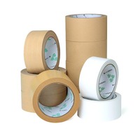 Ruban adhésif en papier kraft pour scellage de cartons, inscriptible, écologique, biodégradable, inviolable, pour emballage et colis