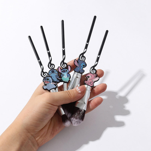 <span class=keywords><strong>Maquillaje</strong></span> Herramienta de larga duración de alta calidad Herramienta cosmética Brocha de <span class=keywords><strong>maquillaje</strong></span> de puntada dorada rosa - Product Image 3