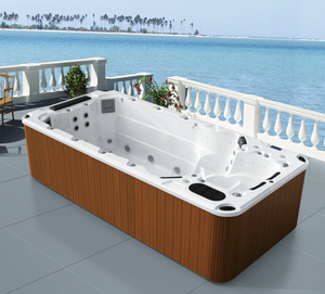 Bañera de Hidromasaje de Diseño Moderno de Acrílico para Hotel, Villa, <span class=keywords><strong>Spa</strong></span>, Piscina Exterior, <span class=keywords><strong>Aguas</strong></span> <span class=keywords><strong>Termales</strong></span>, Masaje, Impermeable - Product Image 5