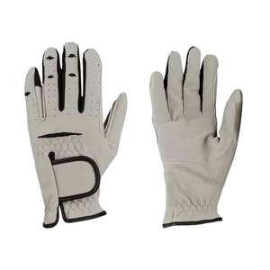 Gants d'équitation en cuir de qualité supérieure pour hommes et femmes, hiver, doigts entiers, personnalisés, robustes, antidérapants - Product Image 1