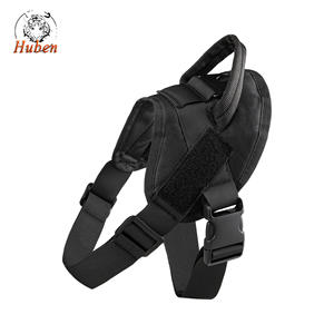 Pakaian anjing populer lintas batas nilon penolak air perlengkapan hewan peliharaan rompi anjing traksi Harness dada K9 1.6w + potongan - Product Image 1