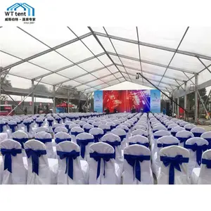 Clear Top Tent Luxe Bruiloft Zwarte Mattent Aluminium Frame Buiten Feestdag Arcum Event Tent Verhuur