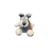 Peluche personnalisée en forme de chien de la jungle, en velours, avec oreilles mobiles, pour enfants