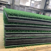 Tapis de golf en gazon artificiel 153D le plus vendu 1,5x1,5m - Tapis de practice durable en nylon tricoté 3 couches, taille personnalisée