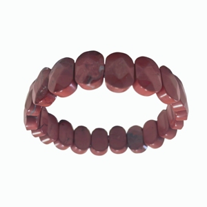 Bracelet de guérison en pierre rouge, bijoux en pierres naturelles pour l'équilibre énergétique, le bien-être spirituel et le soulagement de l'anxiété - Product Image 3