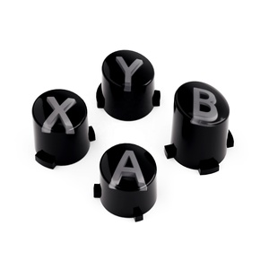 EXtremeRate Boutons d'action classiques gris clair et transparent avec symboles gris foncé, boutons ABXY pour manette Xbox Series X S - Product Image 4
