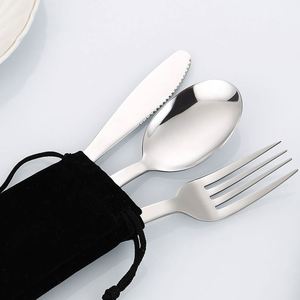 Juego de Cubiertos Portátiles de Acero Inoxidable con Logotipo Personalizado, Cubiertos Reutilizables con Estuche para Actividades Promocionales - Product Image 4
