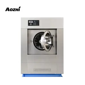 25KG Factory Price Electric steam heating Automatic industrial washing machine to wash and spin for dry cleaners