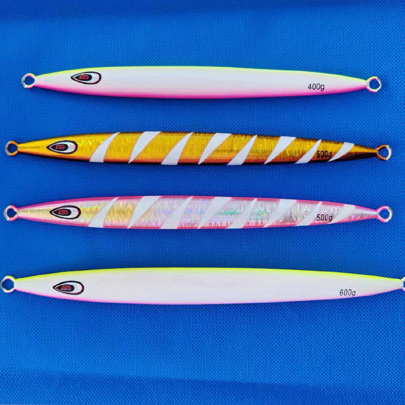 Aventik Metal Jig 200g-500g - Esche Da Jigging A Caduta Lenta - Pesca In Verticale