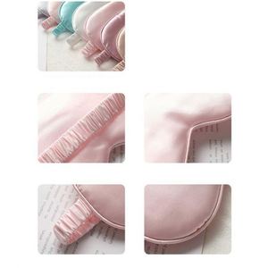 Antifaz para Dormir de Seda Sintética de Doble Cara, Transpirable, con Logotipo Personalizado, para la Siesta - Product Image 4