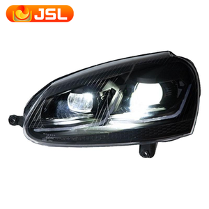 Feux JSL pour VW <span class=keywords><strong>Golf</strong></span> <span class=keywords><strong>5</strong></span>, projecteur de phare, lentille de projecteur, <span class=keywords><strong>Golf</strong></span> Mk5, signal dynamique, phare LED, feux de jour, accessoires automobiles - Product Image 5
