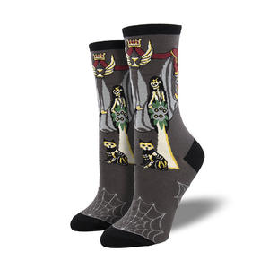 Nouveau Halloween créatif drôle citrouille Jacquard unisexe longues chaussettes Couple mi-mollet <span class=keywords><strong>moche</strong></span> noël sorcière chaussettes - Product Image 5
