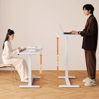 Mesa de Cama Ajustable en Altura, Económica, Fácil de Montar, Duradera, de Estilo Moderno, Mesa de Computadora para el Hogar o la Oficina
