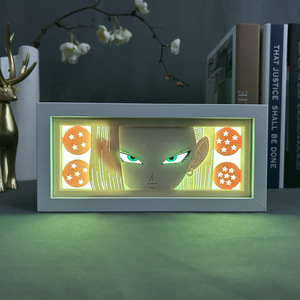 20*9CM venta al por mayor nuevo Dragón Son <span class=keywords><strong>Goku</strong></span> Vegeta <span class=keywords><strong>Buu</strong></span> Anime USB luz nocturna DIY iluminación creativa pintura - Product Image 6