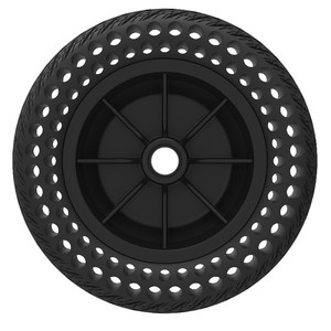 <span class=keywords><strong>Pneu</strong></span> de fauteuil roulant Nedong 8 pouces 8x2.0, roue pleine en TPE noire, anti-crevaison, pièces d'origine pour fauteuil roulant - Product Image 2