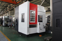 Torno vertical CNC de alta precisión y alta resistencia DL VTC1000 de 8 estaciones con torreta, un solo husillo, 2 ejes y control /FANUC/GSK
