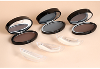 Kit de tampons à sourcils 3 couleurs à marque privée, application facile, poudre à sourcils naturelle, cosmétique