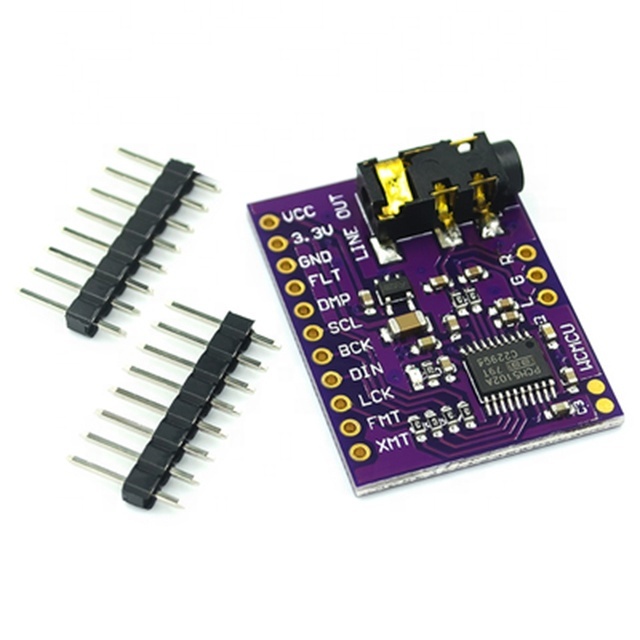 MCU-5102 PCM5102A stereo DAC digital to analog converter PLL voice module