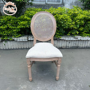 Offre Spéciale Pas Cher Prix Ovale Retour Meubles De Noce Événement Hôtel À Manger Louis Xv Chaise Style Barroco - Product Image 1