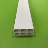 Tube carré creux en PVC extrudé mat, couleur personnalisée, écologique, moderne, pour la décoration intérieure et les comptoirs de cuisine