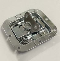 Serrure et loquet papillon métalliques pour flight case, accessoires de quincaillerie pour boîte à outils, type boucle et verrou