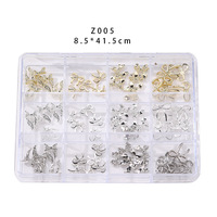 Breloques 3D en alliage papillon pour ongles, incrustées de cristaux de zircon brillants, bijoux de luxe en strass pour ongles, ornements de manucure DIY pour salon, art des ongles